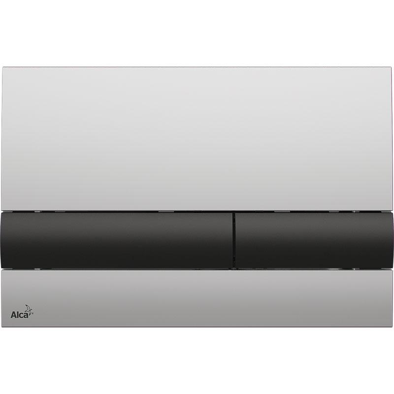 Alcaplast Панель управления, цвет: хром-мат/черный M1712-8