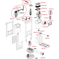 Alcaplast Система монтажного стеллажа, цвет: черный AM118/1000