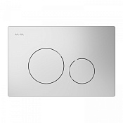 Am.Pm Pro L Кнопка смыва для унитаза, 2 режима, пластик, цвет: белый глянцевый I049001