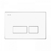 Am.Pm Pro S Кнопка смыва для унитаза, 2 режима, пластик, цвет: белый глянцевый I047001