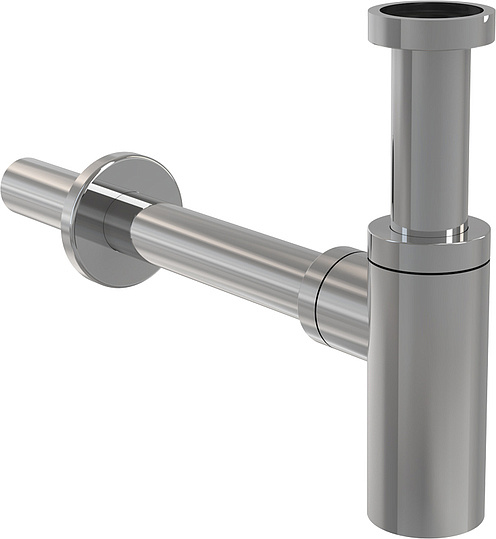 Alcaplast Сифон для умывальника Ø3,2 design, цвет: хром A400