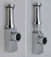 Alcaplast Сифон для умывальника Ø3,2 design, цвет: хром A401