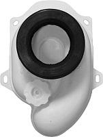 Alcaplast Cифон для писсуара горизонтальный, цвет: белый A45B