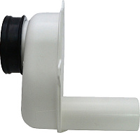 Alcaplast Cифон для писсуара горизонтальный, цвет: белый A45B