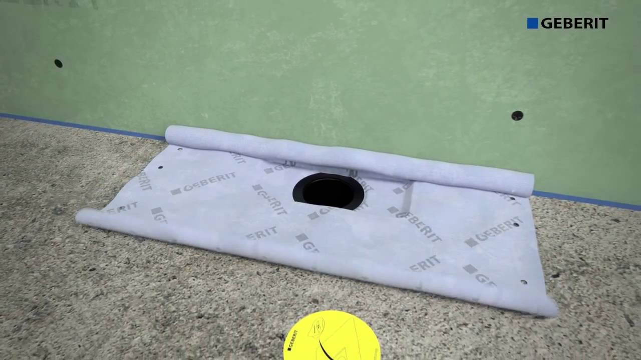 Geberit CleanLine Душевой лоток без решетки 0,4л/с, 6,5-17,5h 154.152.00.1