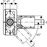 Geberit CleanLine Душевой лоток без решетки 0,4л/с, 6,5-17,5h 154.152.00.1