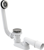 Alcaplast Сифон для душевого поддонa click/clack, цвет: хром A503KM