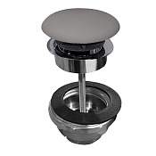 Kerasan Nolita Донный клапан Click-Clack 1" 1/4, универсальный с керамич. крышкой, цвет: ferro matt 923389