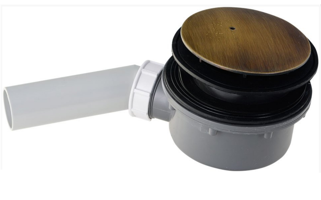 Kerasan Retro Сифон для поддона d9 см, цвет: Bronzo 905693