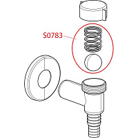 Alcaplast Сифон для стиральной машины наружный, цвет: хром APS1
