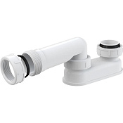 Alcaplast Сифон для ванны из полипропилена, цвет: белый A53-6/4"