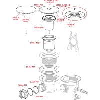Alcaplast Сифон для душевого поддона, металл lux, цвет: бронза A49ANTIC