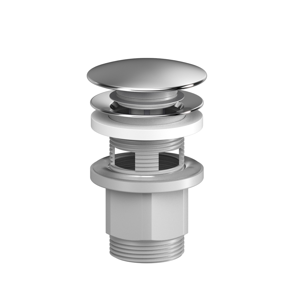 Am.Pm Донный клапан click-clack универсальный, цвет: хром глянцевый F070M100