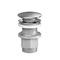 Am.Pm Донный клапан click-clack универсальный, цвет: хром глянцевый F070M100