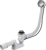 Am.Pm Слив-перелив для ванны полуавтоматический, цвет: хром глянцевый W90A-000-OFI