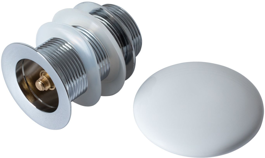 Allen Brau Fantasy Донный клапан без перелива, с керамической крышкой, цвет: белый глянцевый 5.11001.20