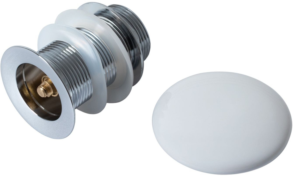 Allen Brau Fantasy Донный клапан без перелива, с керамической крышкой, цвет: белый матовый 5.11001.21