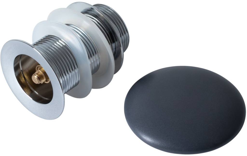 Allen Brau Fantasy Донный клапан без перелива, с керамической крышкой, цвет: антрацит 5.11001.AN