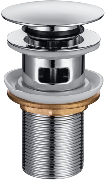 Allen Brau Priority Донный клапан с переливом click-clack, цвет: хром 5.31023-00