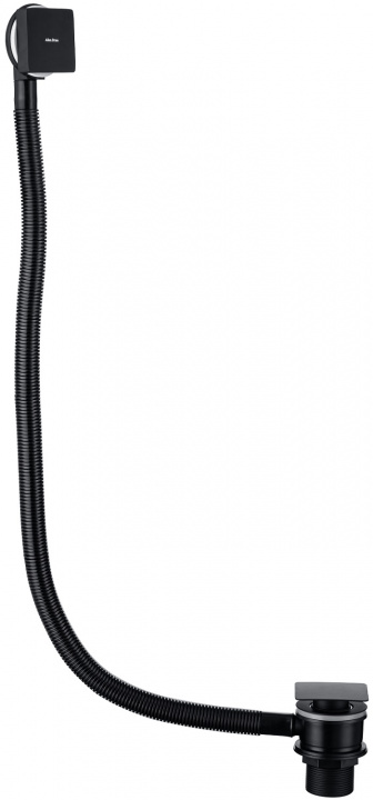 Allen Brau Infinity Слив-перелив для ванны, цвет: черный матовый 5.21028-31