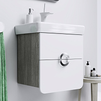 Aqwella Аликанте 55 Тумба, цвет: седой дуб Alic.01.05/Gray