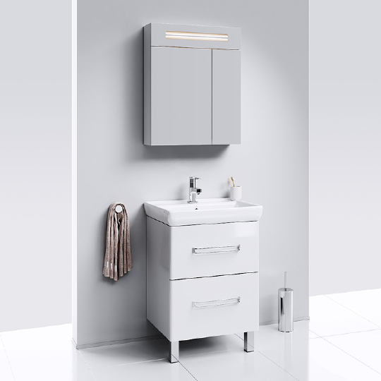 Зеркало-шкаф Aqwella Neo 60 с подсветкой Neo.04.06