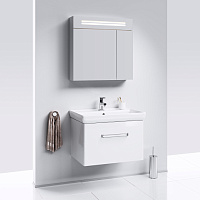 Зеркало-шкаф Aqwella Neo 80 с подсветкой Neo.04.08