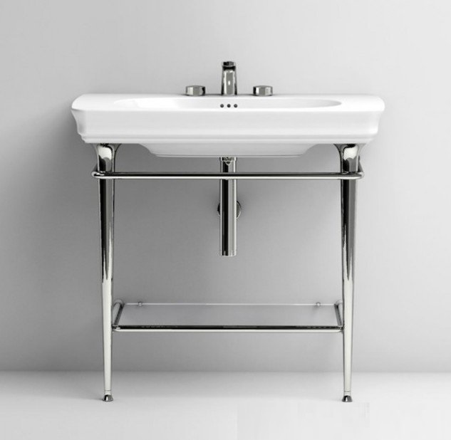 ArtCeram Civitas Консоль напольная металлическая для раковины 70x40x75h см, цвет: chrome CIA009 71