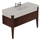 Kerasan Bentley Тумба под раковину 120х50x79h см, в комплекте с 2-мя ножками, цвет: темный ясень 917347