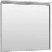Allen Brau Reality Зеркало прямоугольное 90x75h см, с подсветкой, цвет: серебро брашированное 1.31016.02