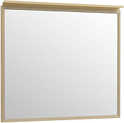 Allen Brau Reality Зеркало прямоугольное 90x75h см, с подсветкой, цвет: латунь брашированная 1.31016.03