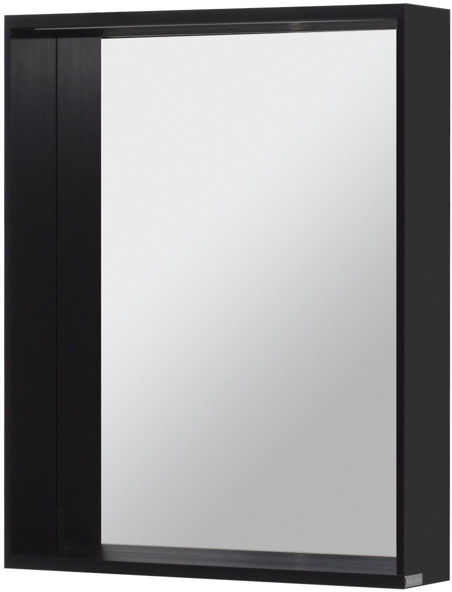 Allen Brau Reality Зеркало прямоугольное 60x75h см, с подсветкой и сенс. выкл., цвет: черный браш 1.32016.BB