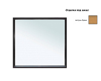 Allen Brau Reality Зеркало прямоугольное 60x75h см, с подсветкой и сенс. выкл., цвет: черный браш 1.32016.BB