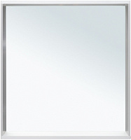 Allen Brau Reality Зеркало прямоугольное 70x75h см, с подсветкой и сенс. выкл., цвет: серебро браш 1.32017.02