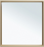 Allen Brau Reality Зеркало прямоугольное 70x75h см, с подсветкой и сенс. выкл., цвет: латунь браш 1.32017.03