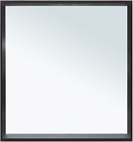 Allen Brau Reality Зеркало прямоугольное 70x75h см, с подсветкой и сенс. выкл., цвет: черный браш 1.32017.BB