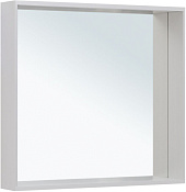 Allen Brau Reality Зеркало прямоугольное 80x75h см, с подсветкой и сенс. выкл., цвет: серебро браш 1.32018.02