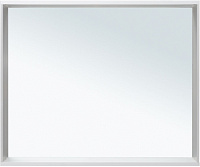 Allen Brau Reality Зеркало прямоугольное 90x75h см, с подсветкой и сенс. выкл., цвет: серебро браш 1.32019.02