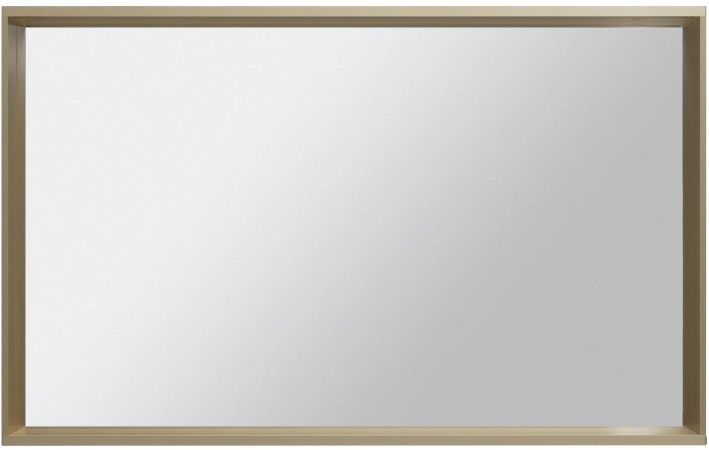 Allen Brau Reality Зеркало прямоугольное 120x75h см, с подсветкой и сенс. выкл., цвет: латунь браш 1.32021.03