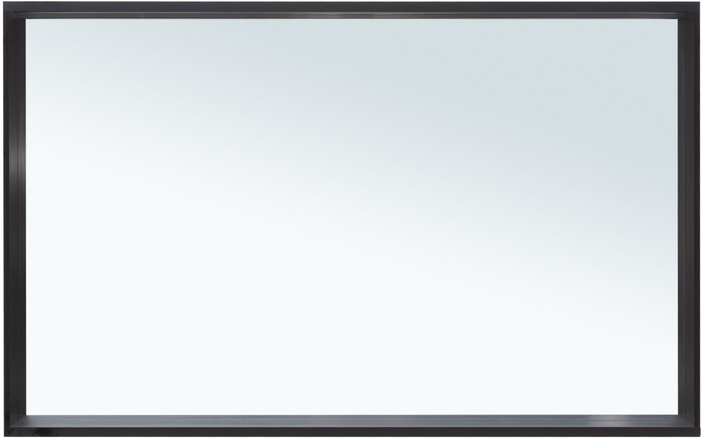 Allen Brau Reality Зеркало прямоугольное 120x75h см, с подсветкой и сенс. выкл., цвет: черный браш 1.32021.BB