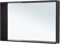 Allen Brau Reality Зеркало прямоугольное 120x75h см, с подсветкой и сенс. выкл., цвет: черный браш 1.32021.BB