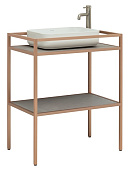 Allen Brau Liberty Консоль под раковину напольная 75x46x90,8h см, цвет: медь брашированная 1.33002.60