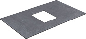 Allen Brau Priority Столешница для раковины 65,8x40,8 см, цвет: графит структурный 1.31009.GR-S