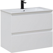 Allen Brau Eclipse Тумба под раковину, подвесная 80x46x63,4 см, цвет: белый матовый 1.E1002.WM