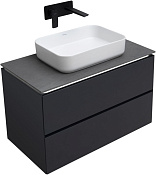 Allen Brau Infinity Тумба под раковину, подвесная 84,2x45,6x50,7h см, цвет: матовый антрацит 1.21001.AM