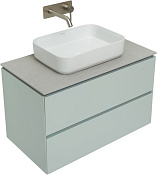 Allen Brau Infinity Тумба под раковину, подвесная 84,2x45,6x50,7h см, цвет: папирус матовый 1.21001.PWM