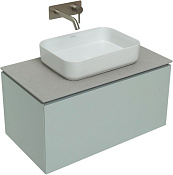 Allen Brau Infinity Тумба под раковину, подвесная 84,2x45,6x41,2h см, цвет: папирус матовый 1.21002.PWM