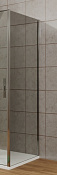 Allen Brau Priority Боковая стенка 80x200h см, стекло тонированное 6 мм, Easy Clean, цвет: хром 3.31013.00G