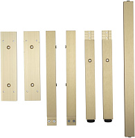 Allen Brau Reality Ножки для мебели, цвет: латунь 1.320A12.03