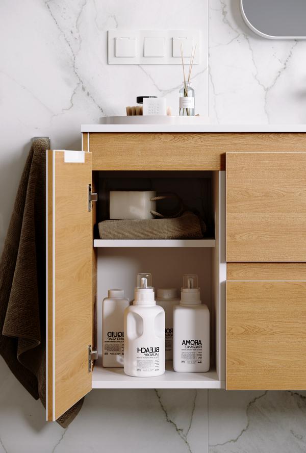 Aqwella Accent Подвесная тумба 90 см, правая, цвет: дуб золотой ACC0109RDZ